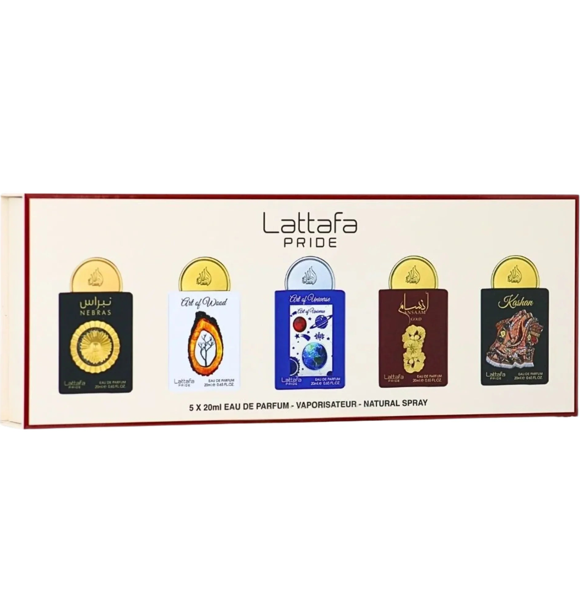 Set Lattafa Pride Collection N3 Edp 5 X 20ml