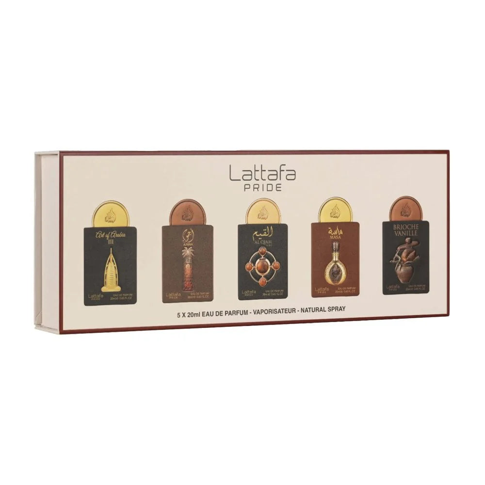 Set Lattafa Pride Collection N4 Edp 5 X 20ml