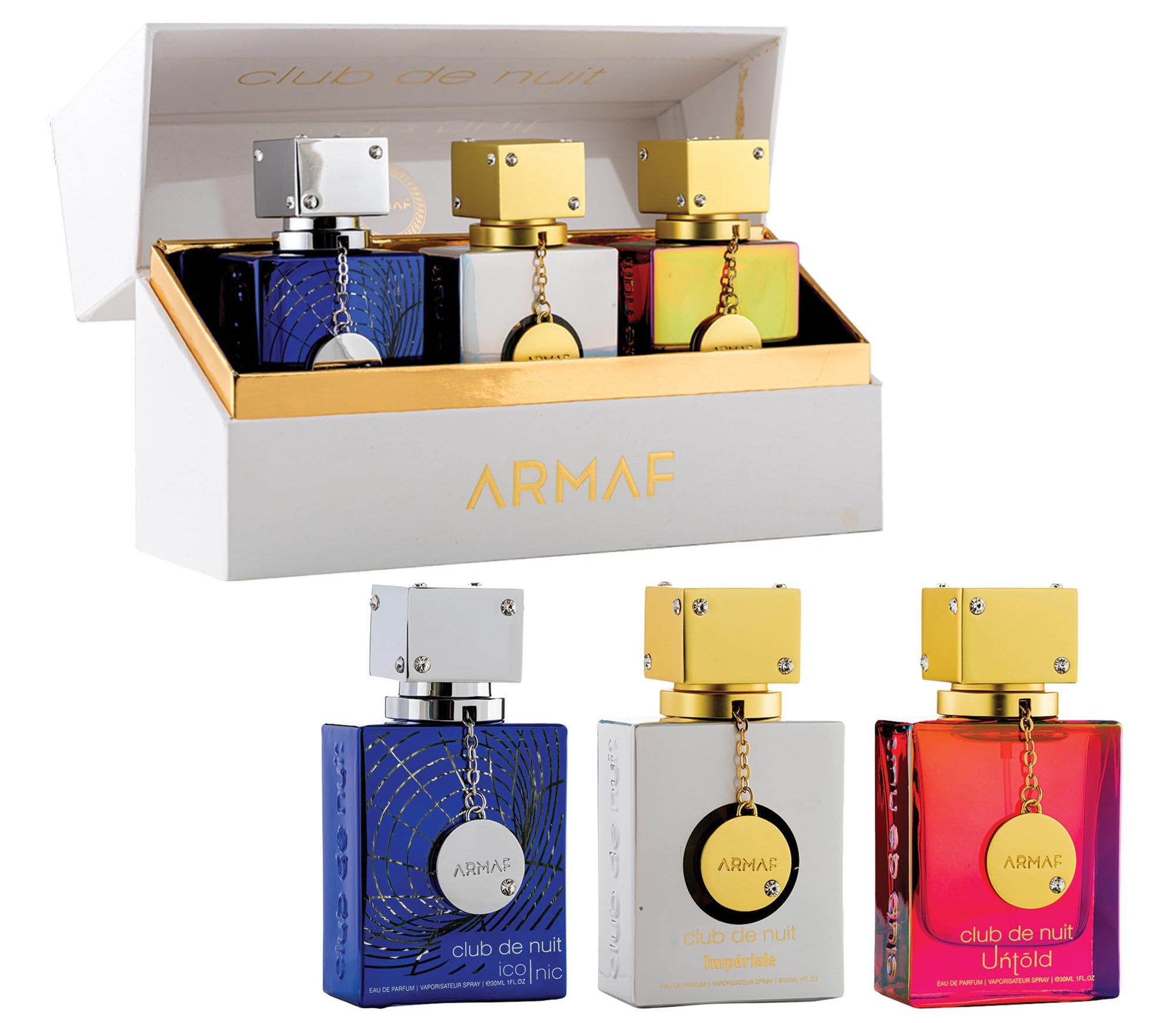 Armaf Club De Nuit Eau De Parfum Iconic 30ml Spray Untold Eau De Parfum 3 Imperiale Eau De Parfum 3